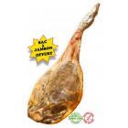 Jambon d'épaule Serrano séchée Réserve Duroc avec patte env. 4 kg - Sac à jambon offert.